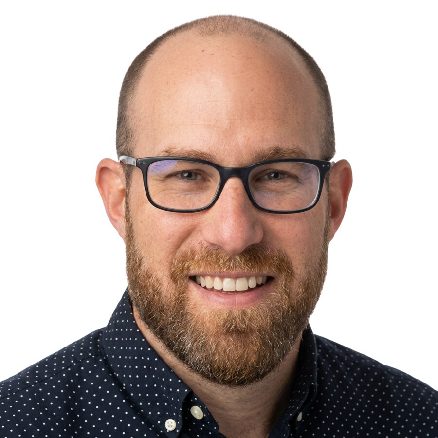 Jon Bram, founder and B2B growth advisor, in a circular portrait